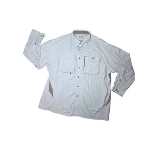Natural Gear Fishing Outdoor Long Sleeve Dry Vent Men's Utility Shirt Beige 2XL